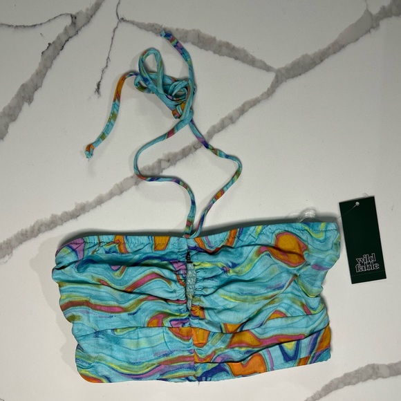 Super Cute Wild Fable Halter Crop Top - Size Small- NWT - Picture 3 of 10